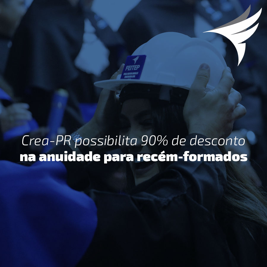 Crea-PR possibilita 90% de desconto na anuidade para recm-formados