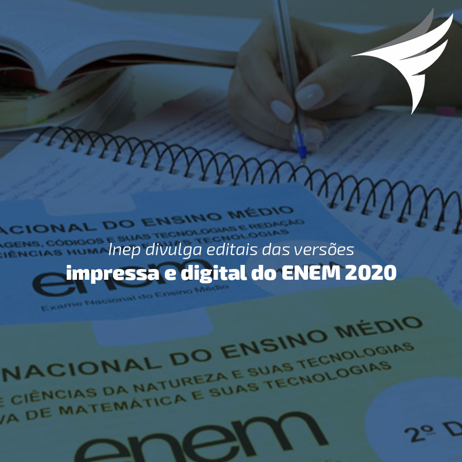 Enem digital ser aplicado em 11 e 18 de outubro e o impresso, 1 e 8 de novembro