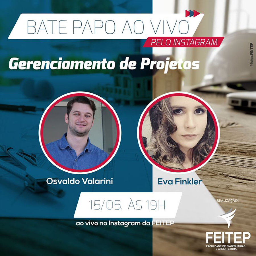 FEITEP abre srie de lives com bate papo sobre Gerenciamento de Projetos